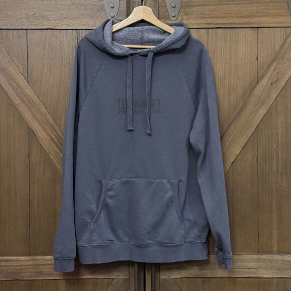 NEW Taylor Swift THE ERAS TOUR Washed Blue Hoodie sz Medium US DATES ONLY 2023 - Picture 5 of 5